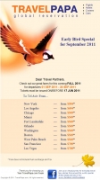 Check out our great airfares for the coming FALL 2011