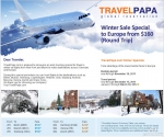 Winter Sale Special to Europe
