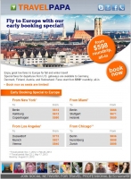 Enjoy Great Low Fares to Europe for Fall and Winter Travel