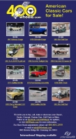 400Wheels.com - American Classic Cars and Unique Golf Carts